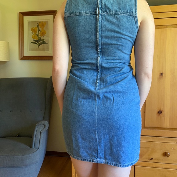 VINTAGE Levi’s Denim Dress 90s - Picture 3 of 5